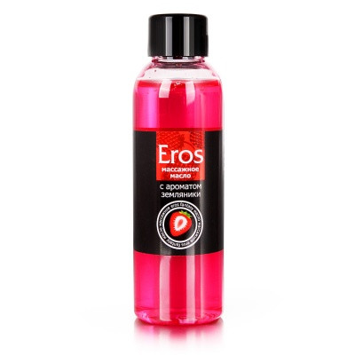 Масло массажное "Eros fantazy" земляника 75 мл 