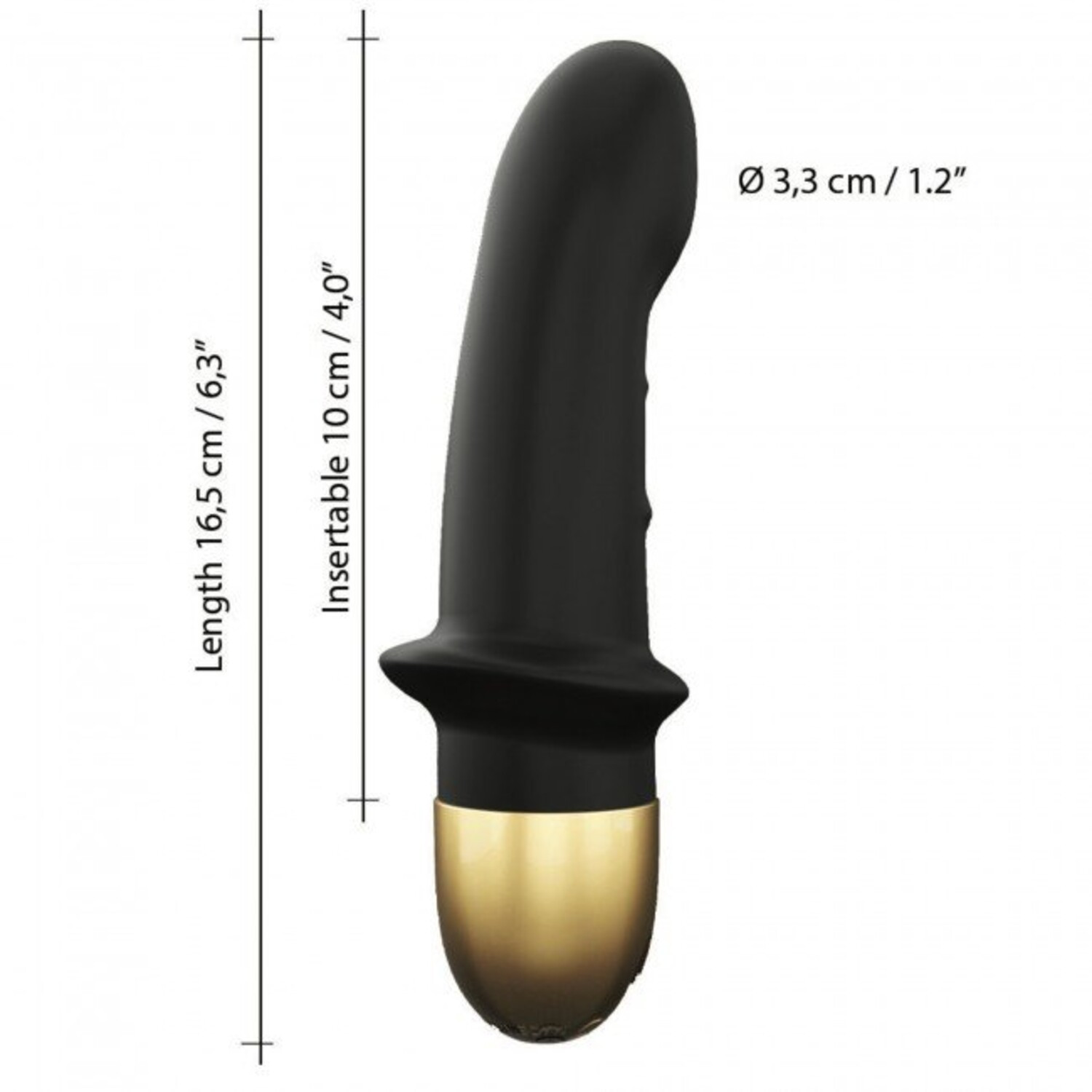 Вибратор MINI LOVER BLACK 2 - RECHARGEABLE