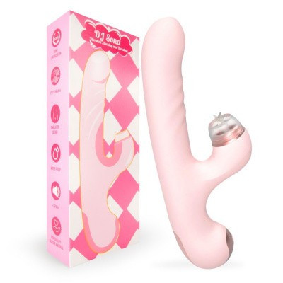 Вибратор кролик с волновой стимуляцией 