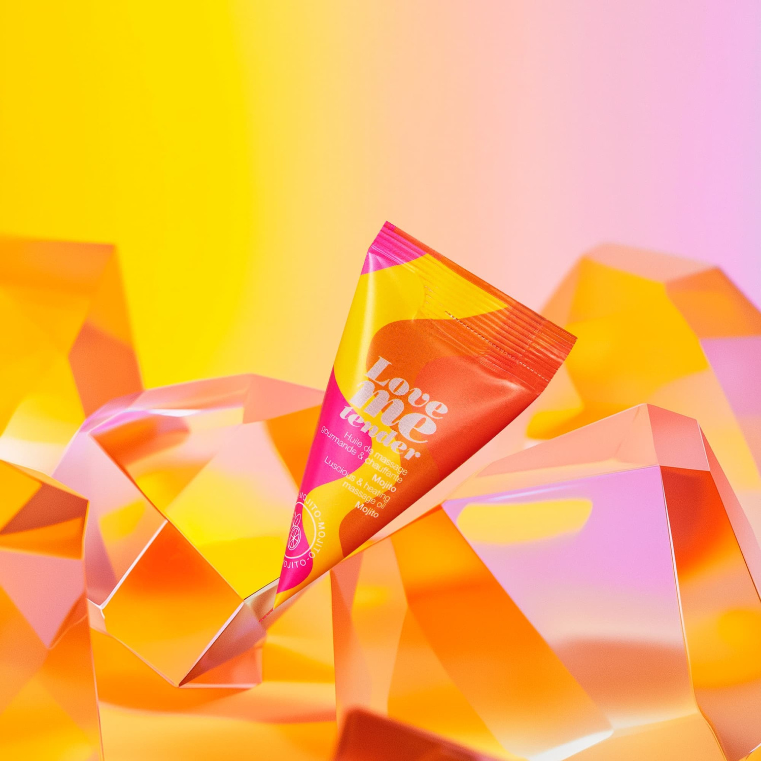 Съедобное массажное масло с разогревающим эффектом LOVE ME TENDER Мохито 10мл