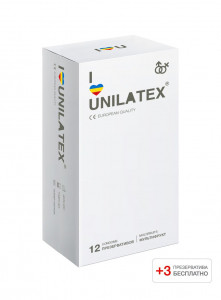 Презерватив UNILATEX "MULTIFRUITS" цветные ароматизированные, 12+3шт