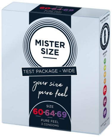 Презервативы MISTER SIZE 60-64-69, 3шт