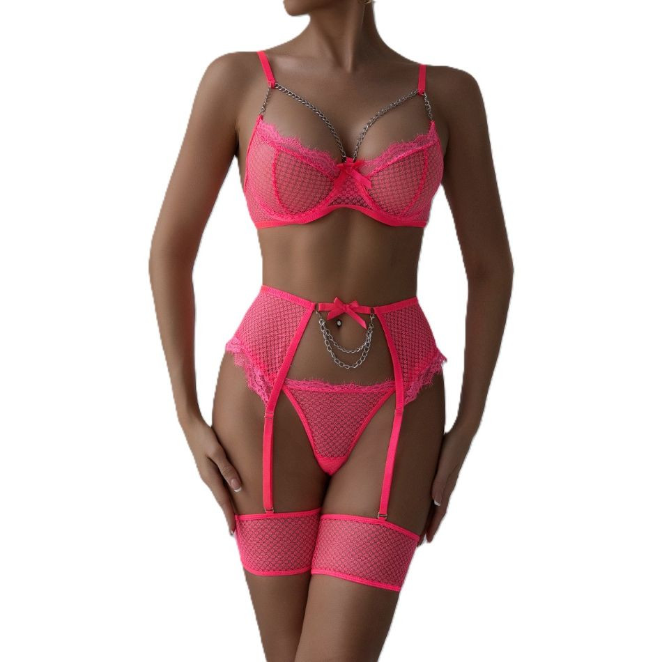 Комплект 3 в 1 ярко-розовый, S