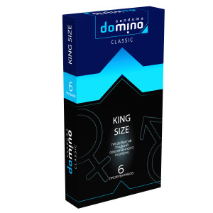 Презервативы Domino KING SIZE №6 увеличенные