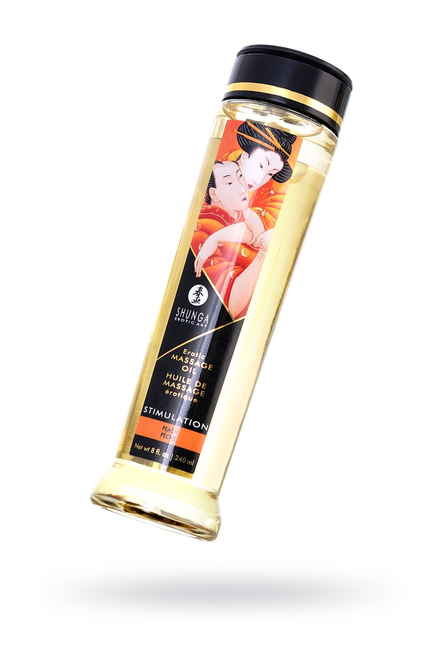 Масло Shunga Erotic Massage Oil Активный персик, 240 мл
