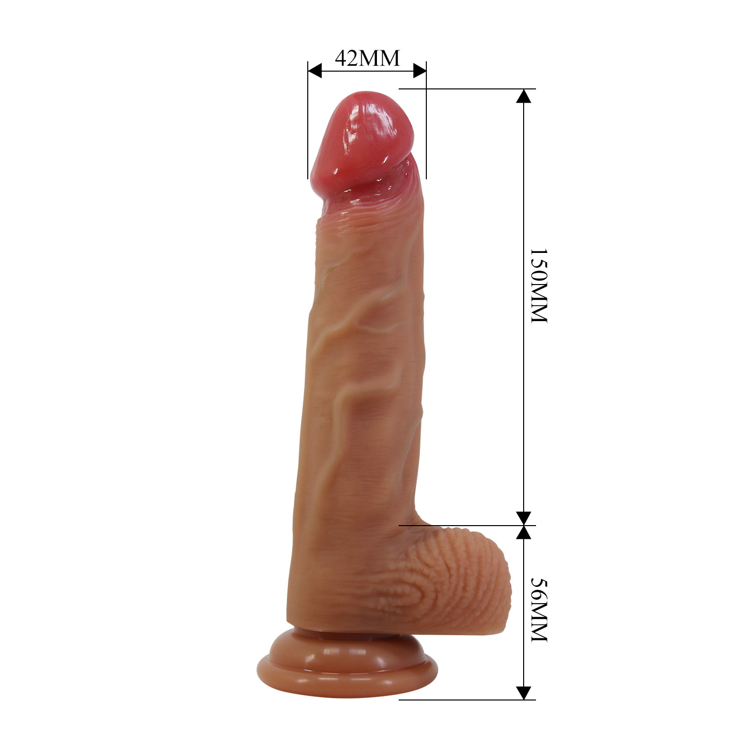 Фаллоимитатор из жидкого силикона Lisle 8,1''