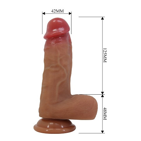 Фаллоимитатор из жидкого силикона Curtis 6,8''