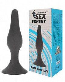 Анальная втулка SEX EXPERT черная D 38 