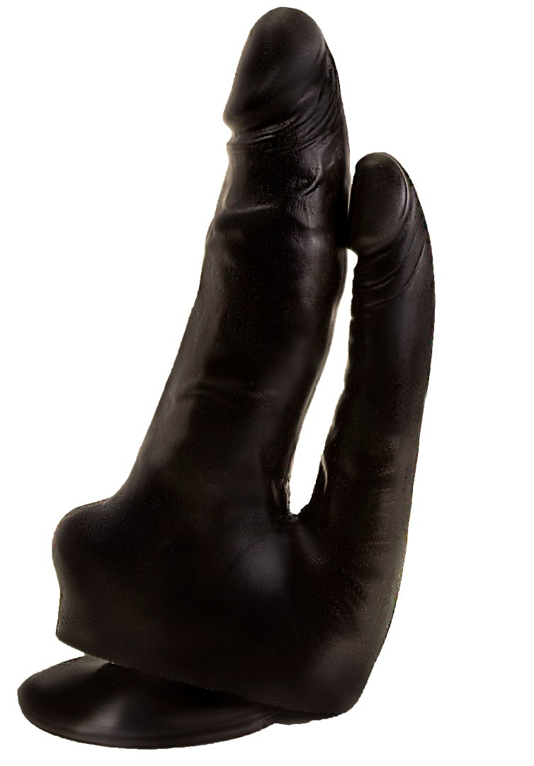 Фаллоимитатор двойной черный