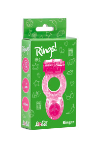 Эрекционное кольцо Rings Ringer розовые