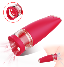 Bакуумная помпа с язычком, красная