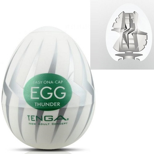 Мастурбатор яйцо Tenga egg THUNDER