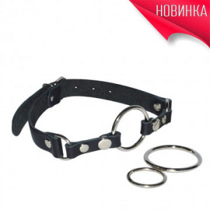 Кляп с тремя кольцами 