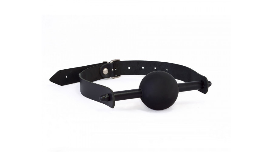 Кляп шар-транзель черный