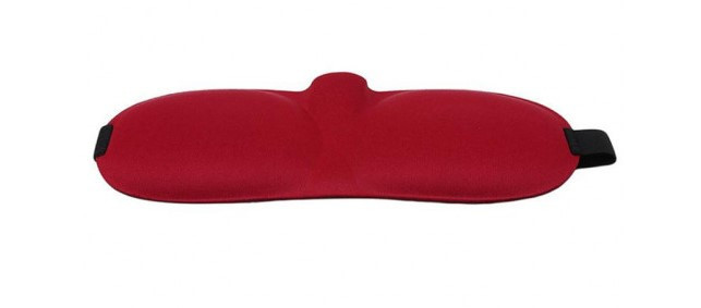 Маска анатомическая мягкая на резинке, красная