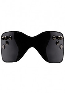 Маска черная BAD ROMANCE, с шипами