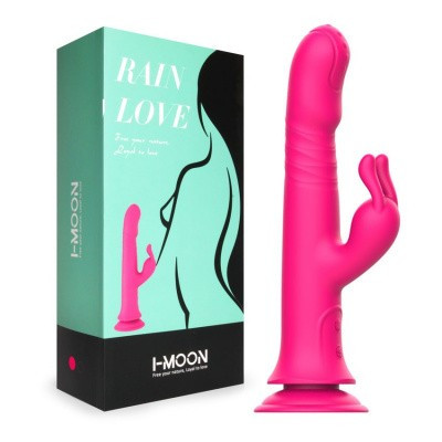 Вибратор-кролик Rain Love на присоске