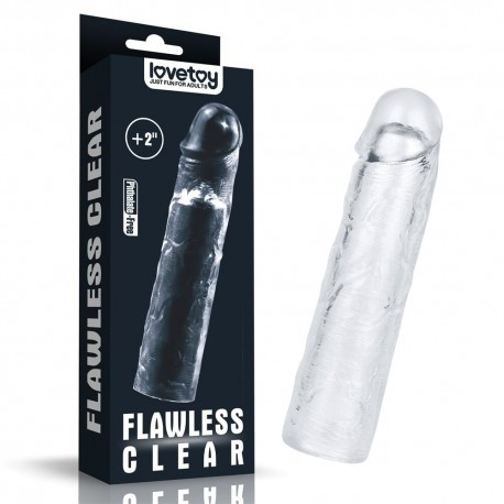 Насадка Flawless Clear Penis Sleeve Add 2''						