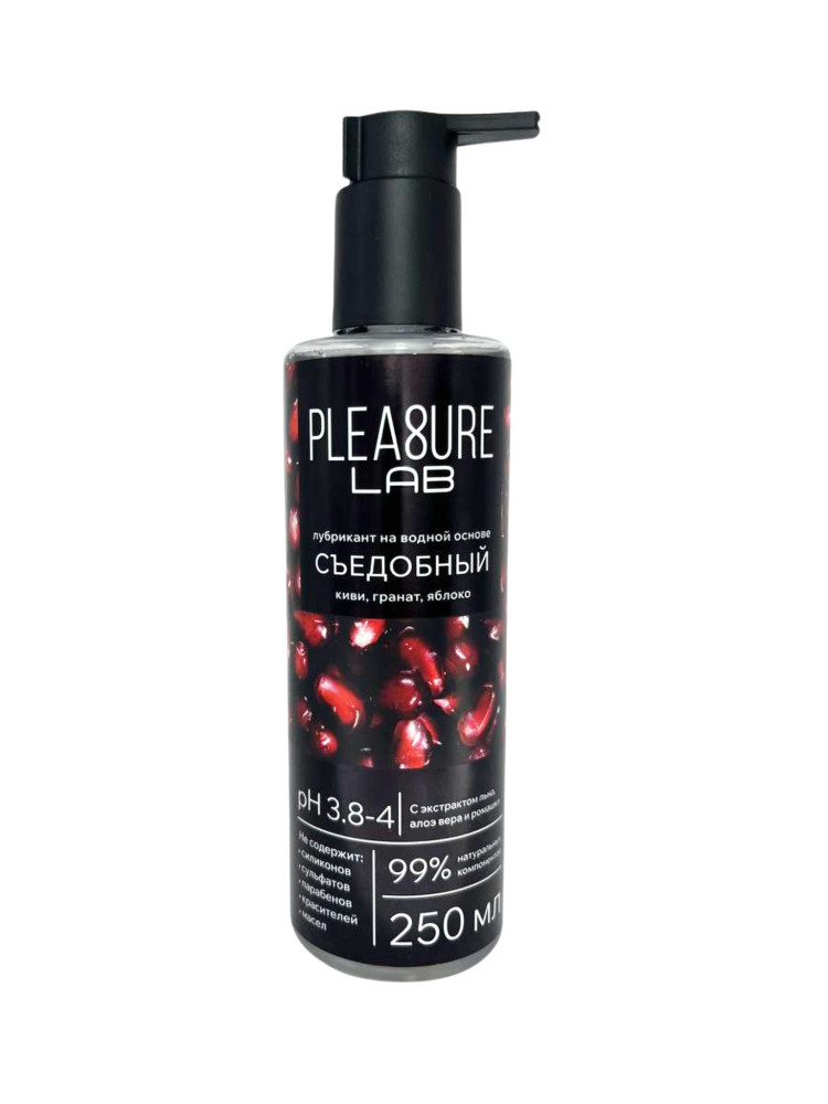 Съедобный лубрикант Pleasure Lab киви, гранат, яблоко, 250 мл