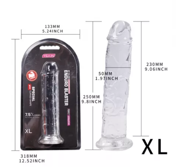 Фаллоимитатор Enduro XL Clear, 25 см