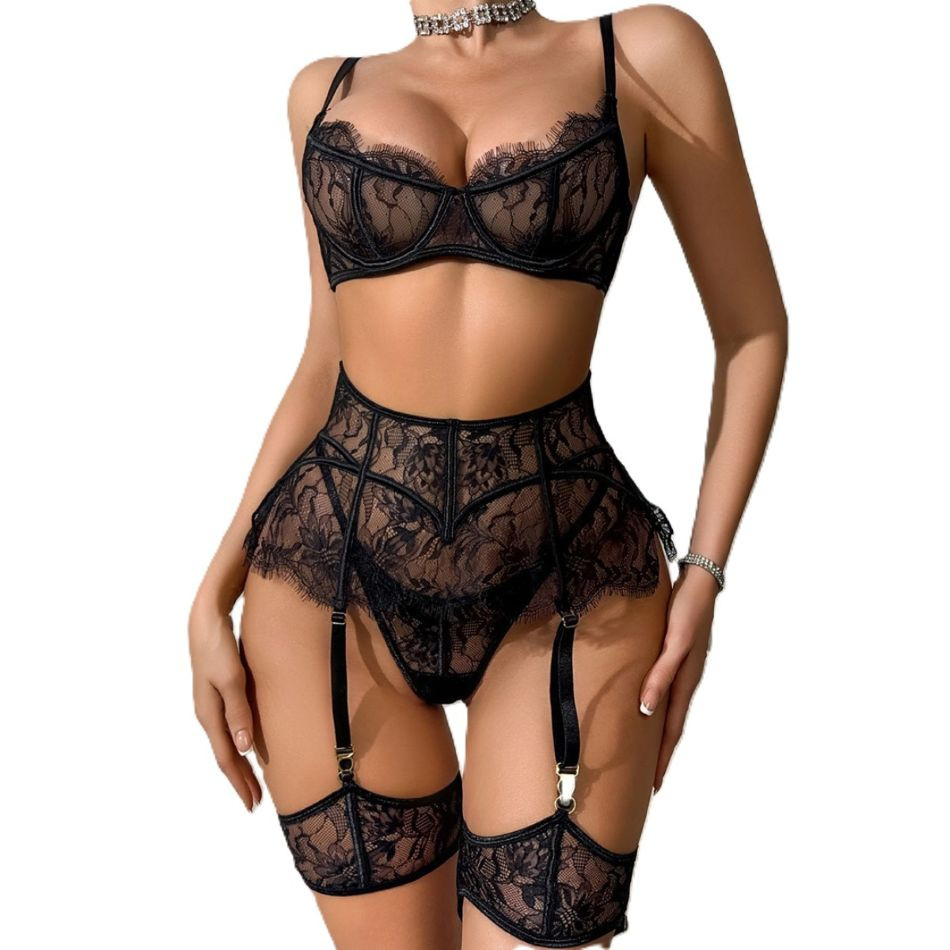 Комплект с широким поясом 3 в 1 L, черный