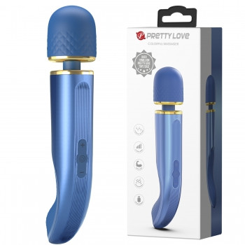Вибратор Carming Wand Aglins 24см,синий