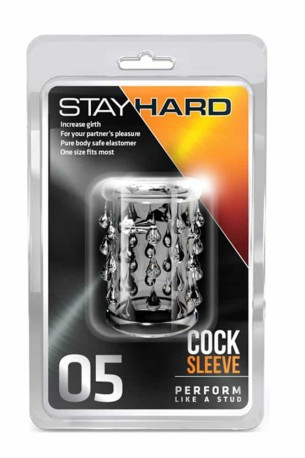 Насадка Stay Hard Cock 05" прозрачная