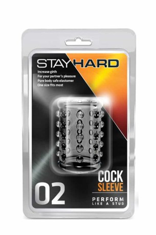 Насадка Stay Hard Cock 02" прозрачная