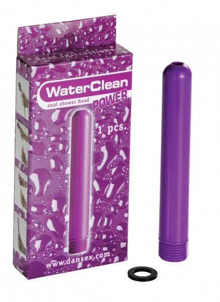 Анальный душ-насадка Shower Head, фиолетовая