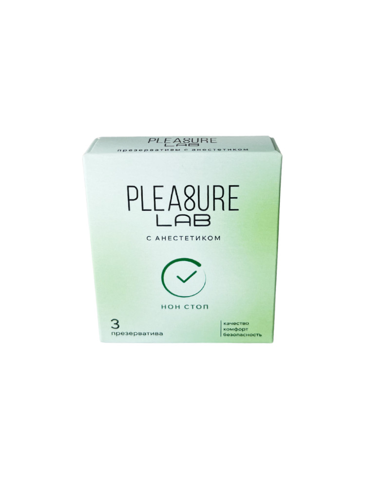 Презервативы Pleasure Lab №3 с анестетиком