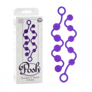 Набор анальных цепочек Posh Silicone “O” Beads фиолетовый