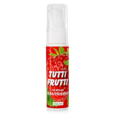 Гель "Tutti-frutti земляника" серии "oralove" 30г