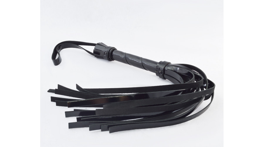 Плеть кожа лак, 40 см