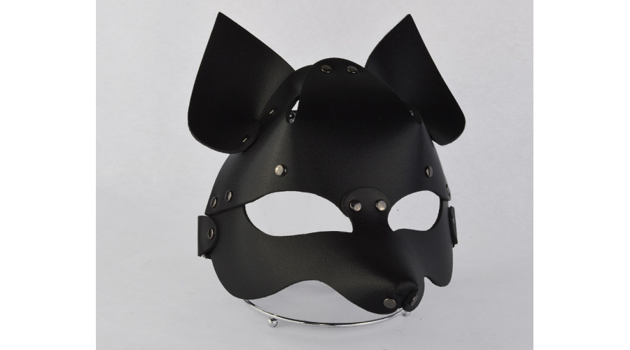 Кожаная маска "Лиса"