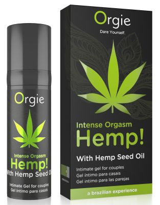 Возбуждающий гель Orgie Hemp! Intense Orgasm, 15 мл