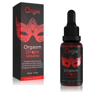 Гель съедобный, возбуждающий Orgie Orgasm Drops, яблоко-корица 30 мл