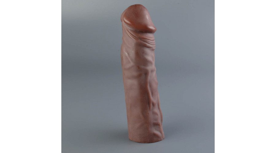 Насадка для страпона гелевая мулат