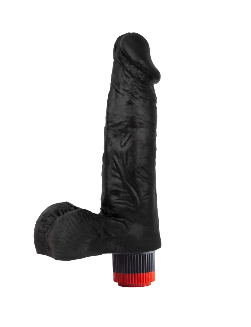 Вибратор гелевый, черный 411700