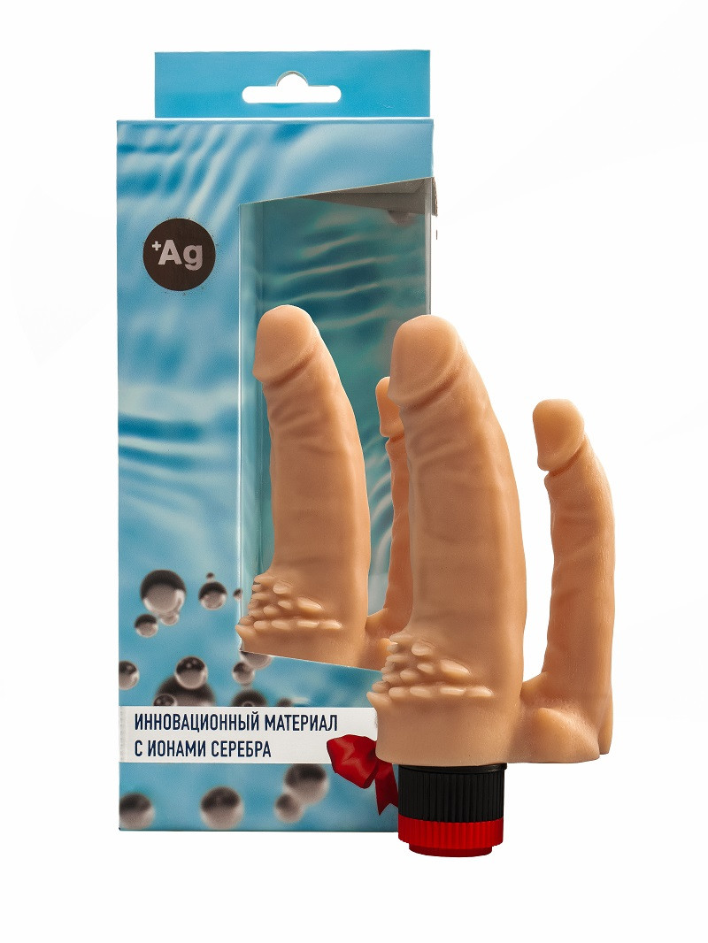 Двойной с вибрацией, телесный 