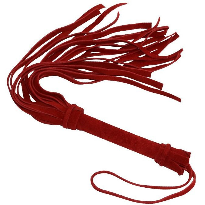 Плеть велюр красная 40 см