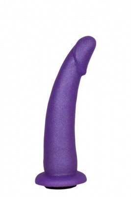 Насадка-плаг для страпона 17 см, фиолетовая