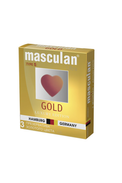 Презервативы Masculan Ultra Gold №3 Золотой