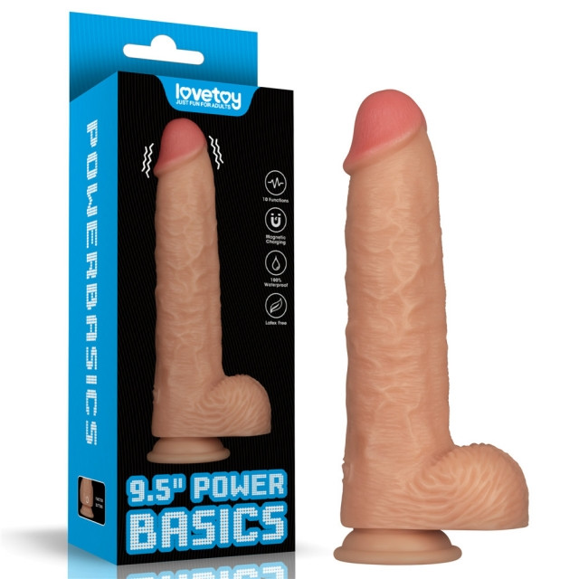 Вибратор Power Basics Cock 9.5'' 