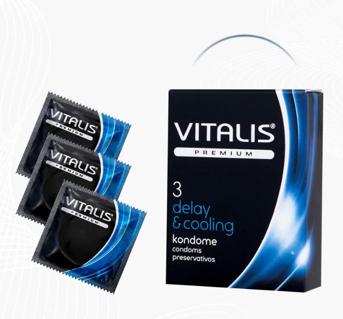 Презервативы VITALIS COOLING, 3шт