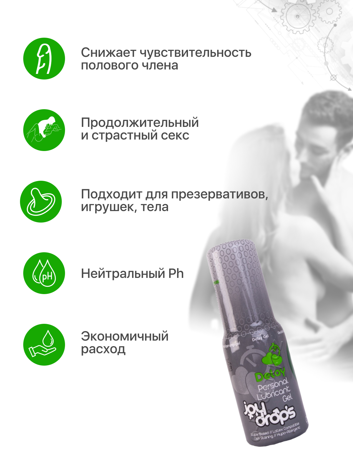 JOYDROPS Пролонгирующий гель 50мл