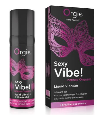 Возбуждающий гель ORGIE Sexy Vibe Intense Orgasm с разогревающим и охлаждающим эффектом, 15 мл