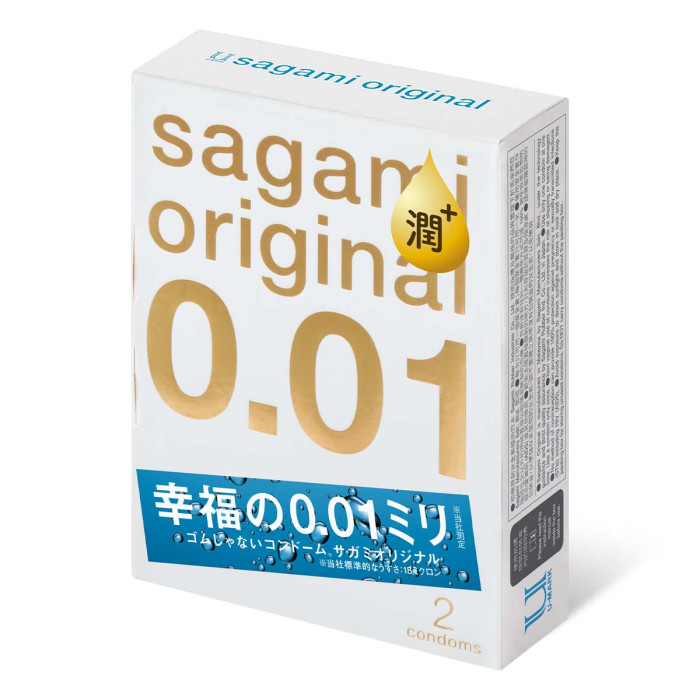 Презервативы SAGAMI Original EXTRA LUB 001 полиуретановые 2шт