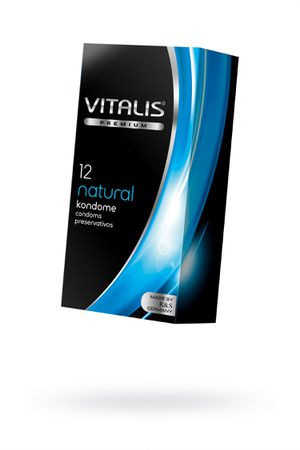 Презервативы VITALIS NATURAL классические, 12шт