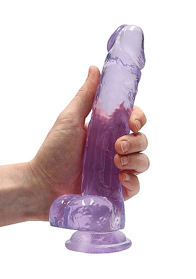 Фалоимитатор Realistic Dildo 8" фиолетовый 20 см