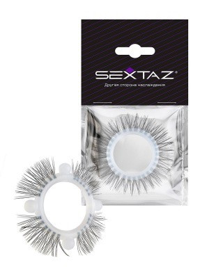 Кольцо SEXTAZ реснички + шарики Ø25 мм